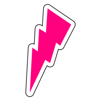 Thunder Sticker (Hot Pink)